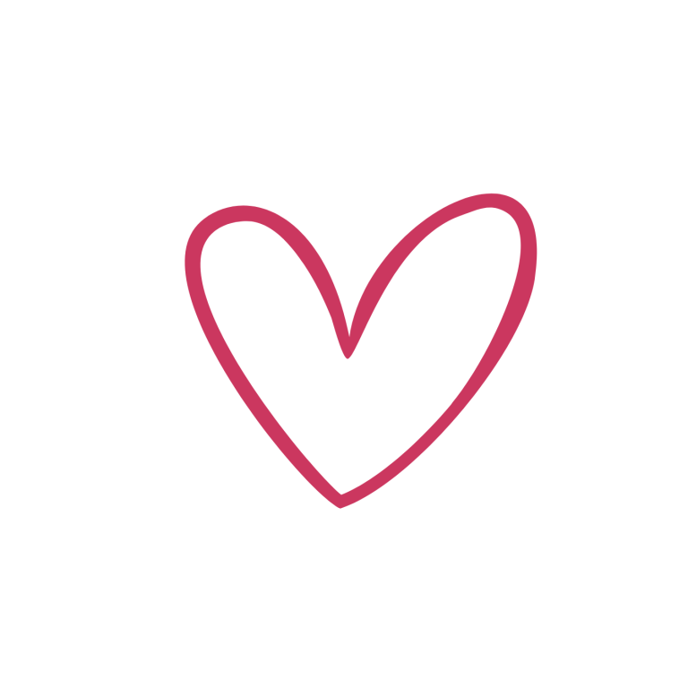 Dessin au trait d'un coeur - Denissa Nebout, spécialiste certifiée en intégration des réflexes archaïques à Chambéry Savoie 